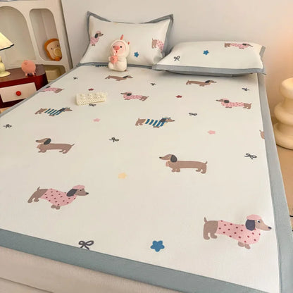 Decorbites™ Antibakterielles Muster-Matratzen-Set | Hautfreundlich & Weiche Matratze | Sommer-Klimaanlage