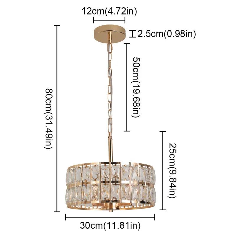Decorbites™ Kristall-LED-Hängeleuchter: Luxuriöses nordisches Design für Küche, Esszimmer und Schlafzimmer