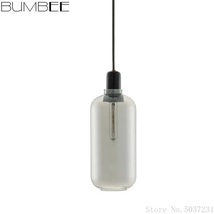 Decorbites™ Industrielle Buntglas-Hängeleuchte LED Pendellampe für Ess- und Wohnzimmer