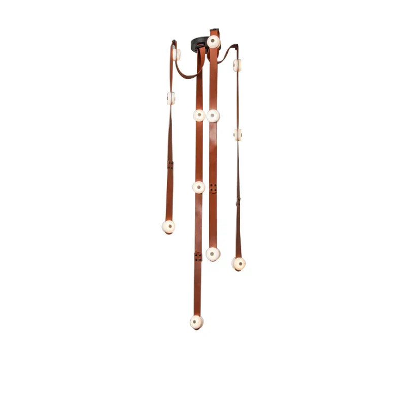 Decorbites™ Leder-Marmor-Hängeleuchte Luxuriöses dimmbares Armatur Einfache Installation Schlafzimmer Wohnzimmer Lampe