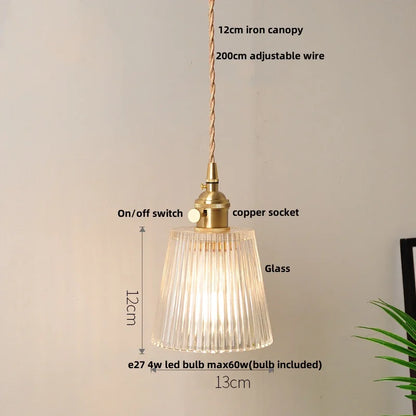 DecorBites™ Iron Lampshade LED Pendant Lights, Adjustable Modern Hang Lamp