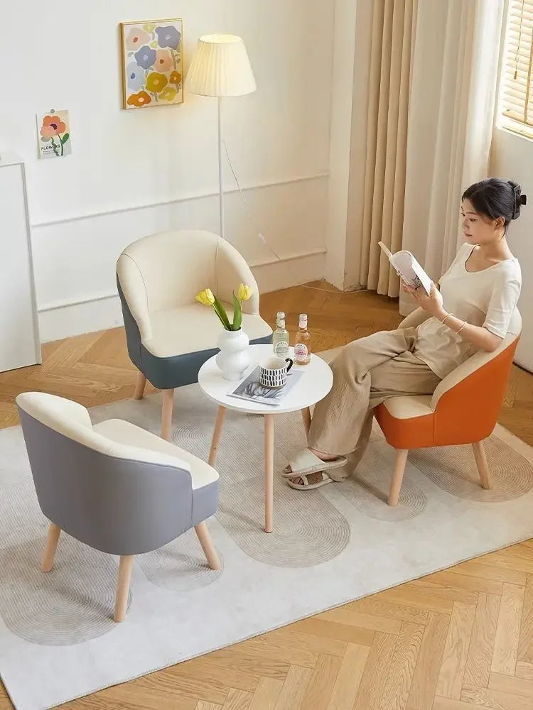 Decorbites™ Freizeit-Einzel-Sofasessel für Wohnzimmer, Schlafzimmer, Balkon, Hotel, Lounge – Gemütliche Gäste-Sitzgelegenheit