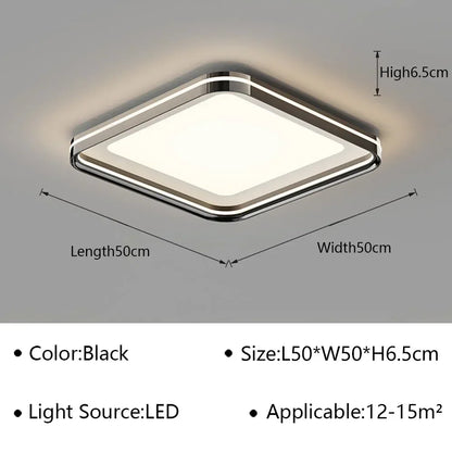 DecorBites™ Geometric LED Ceiling Lamp Chandelier for Living Dining Room Study Bedroom Aisle Balcony