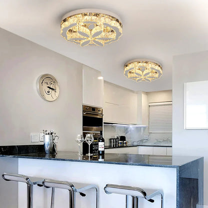 Decorbites™ Kristall-Deckenleuchter: Moderne LED-Beleuchtung mit Fernbedienung zum Dimmen für luxuriöse Einrichtung des Zuhauses