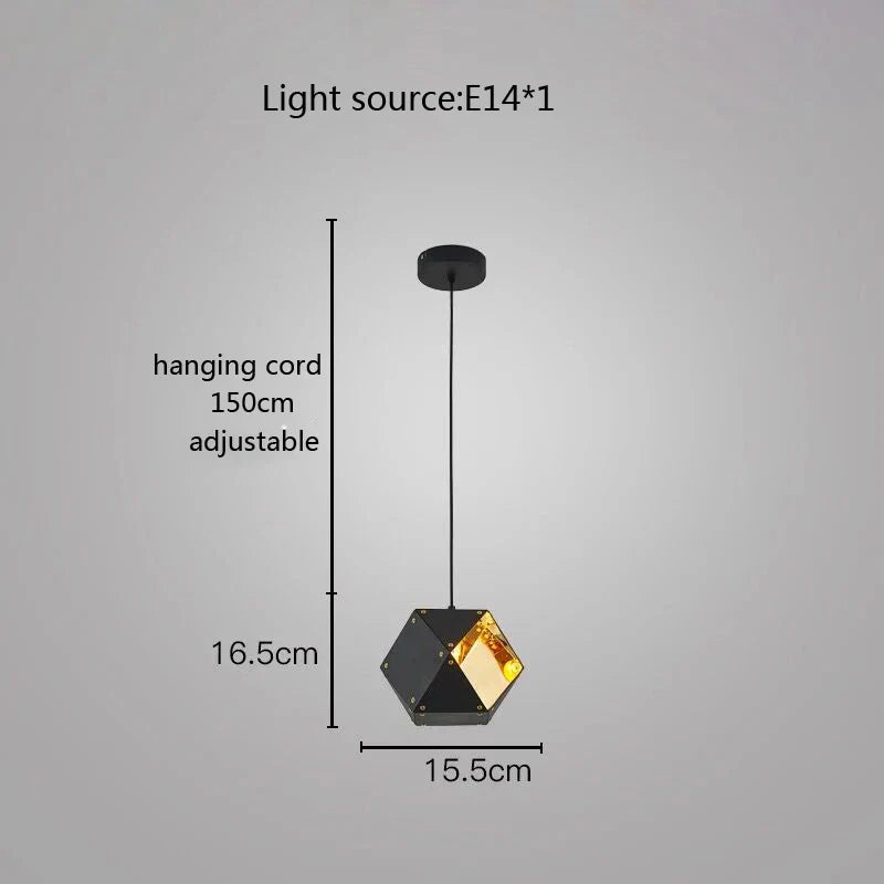Decorbites™ Würfel-LED-Hängeleuchte: Art-Deco-Hängelampe für All-Match-Stil