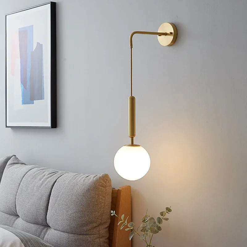 Decorbites™ Elegante Glas-Wandleuchte für Wohnzimmer Schlafzimmer LED-Beleuchtung