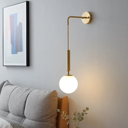 Decorbites™ Elegante Glas-Wandleuchte für Wohnzimmer Schlafzimmer LED-Beleuchtung