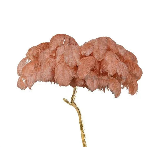 Decorbites™ Elegante Straußenfeder-Stehlampe für Heimdekoration & Beleuchtung