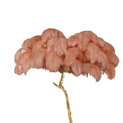 Decorbites™ Elegante Straußenfeder-Stehlampe für Heimdekoration & Beleuchtung