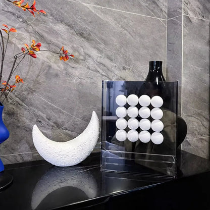 DecorBites™ Geometric Abstract Acrylic Ball Ornament in Decorative Painting Frame