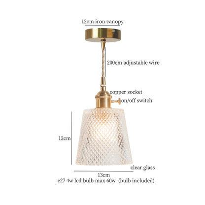 Decorbites™ Grünes Glas LED-Pendelleuchte - Moderne nordische Hängelampe