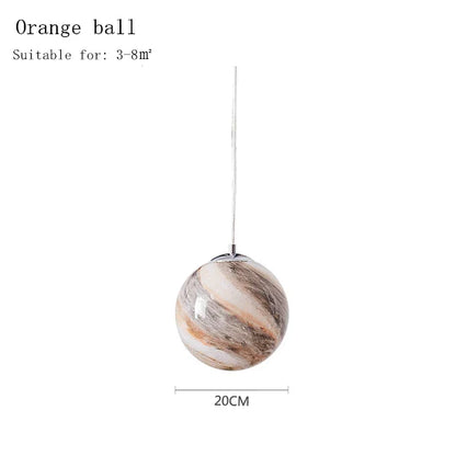 Decorbites™ LED-Acrylic-Planet-Hängeleuchte: Sternleuchter für Kinderzimmer, Wohnzimmer und Schlafzimmer