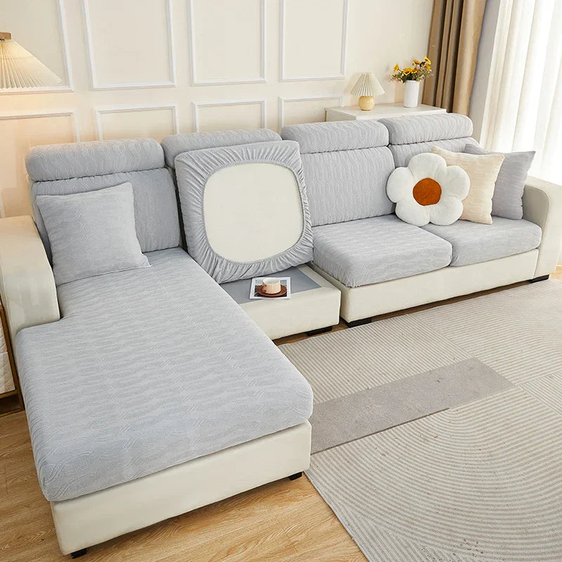 Decorbites™ Jacquard-Sofasitzbezug Möbel-Schutz Überzug dehnbar waschbar Schoner