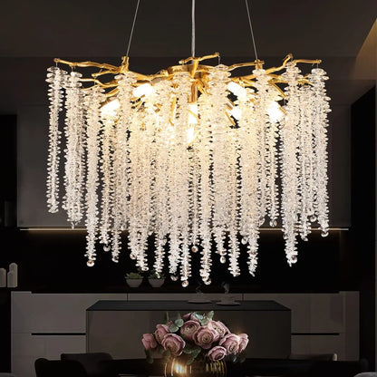 Decorbites™ Kristall-Quasten-Kronleuchter: Elegante Pendelleuchten für das Esszimmer