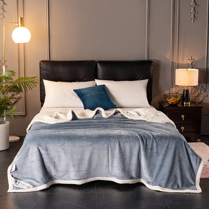 Decorbites™ Zweilagiges Samt-Sofadecke: Luxuriös warm & hautfreundlich