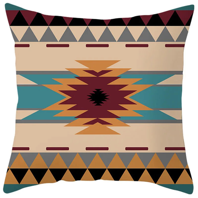 Decorbites™ Ethnisch-böhmisches Geometrisches Kissenbezug für farbenfrohe Homestay-Dekoration