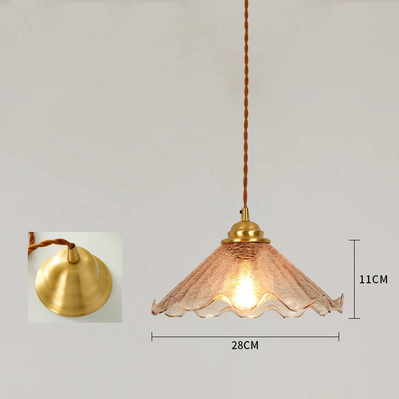 Decorbites™ Glas-LED-Hängeleuchte: Moderne Kupfer-Nordische Innenbeleuchtung für Zuhause, Café, Schlafzimmer & Wohnzimmer