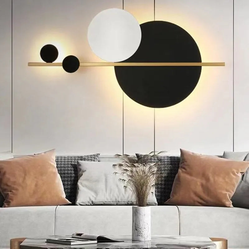 Decorbites™ LED-Wandleuchte: Nordisch minimalistisch modernes Schlafzimmer Wohnzimmer Sofa-Hintergrund-Kunstwerk