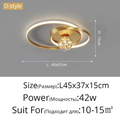 DecorBites™ Gypsophila Chandelier: Modern Ceiling Mounted Light for Home, Living Room, Bedroom