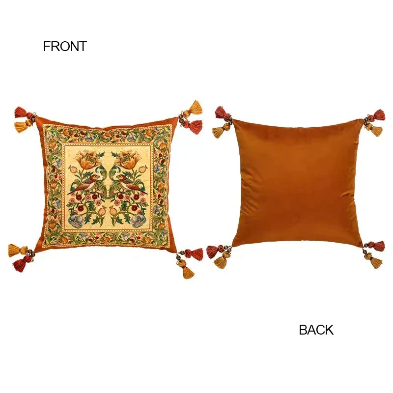 Tapestry Bird Cushion Cover
