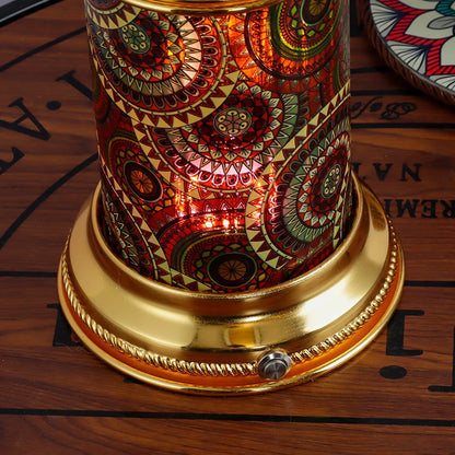 Decorbites™ Obstteller-Schreibtischlampe: Wiederaufladbar, Romantische Nachttischlampe für Wohnzimmer, Schlafzimmer