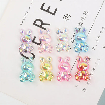 DecorBites™ Kawaii Rabbit Resin Cabochon for Scrapbooking and DIY Crafts