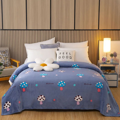 Decorbites™ Frucht-Liebe-Herz-Sofa-Decke: Gemütlich, Verdickt, Perfekt für Zuhause, Büro und Kinder.