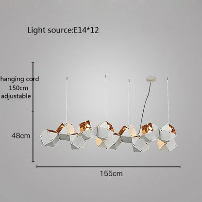 Decorbites™ Würfel-LED-Hängeleuchte: Art-Deco-Hängelampe für All-Match-Stil