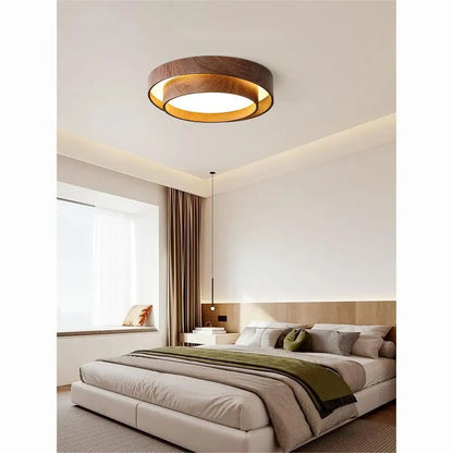 Decorbites™ Japanische Walnuss-Schlafzimmer-Deckenleuchte – Premium-Qualitäts-Leseleuchte für das Arbeitszimmer