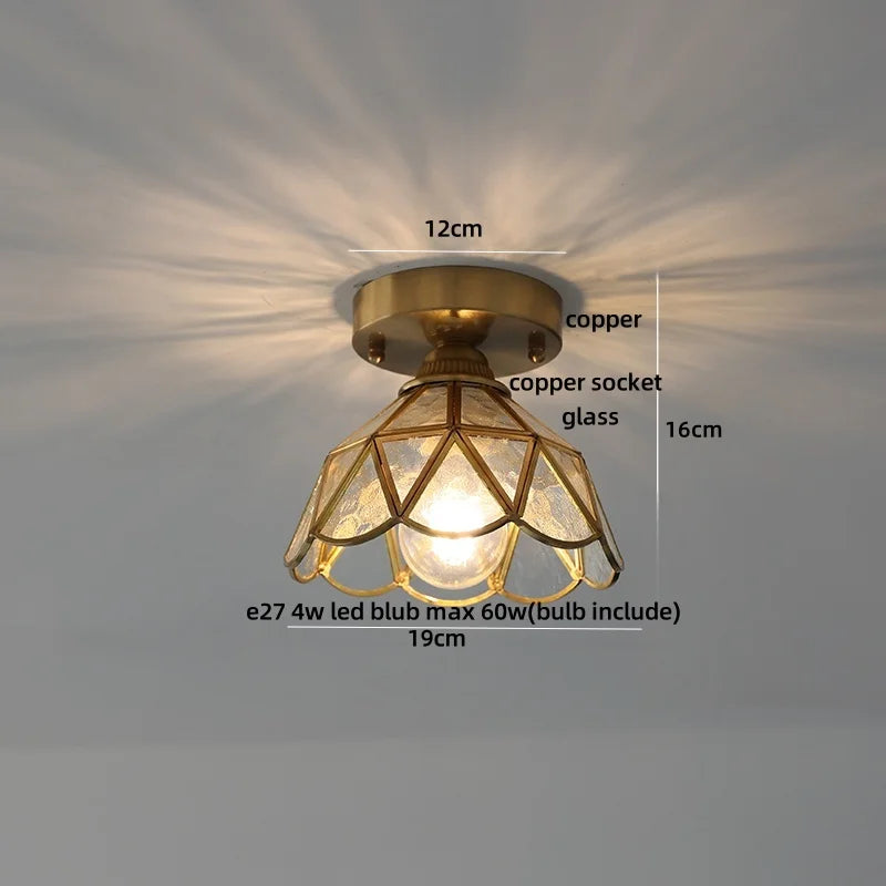 DecorBites™ Diamond Glass LED Ceiling Lights - Modern Nordic Luxury Canopy Fixture