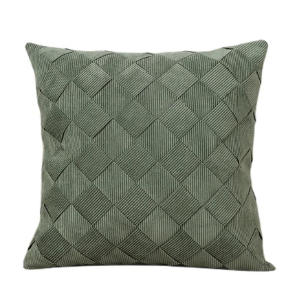 Decorbites™ Graue Web-Luxus-Kissenbezug 45x45 cm für Sofa Wohnzimmer Schlafzimmer
