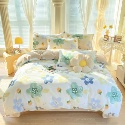 Decorbites™ Baumwoll-Bettwäsche-Set mit Druck für süßen, gemütlichen Schlaf