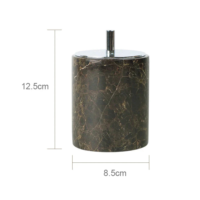 Decorbites™ Emperador Dunkel-Marmor Badezimmerset mit Luxus-Zubehör