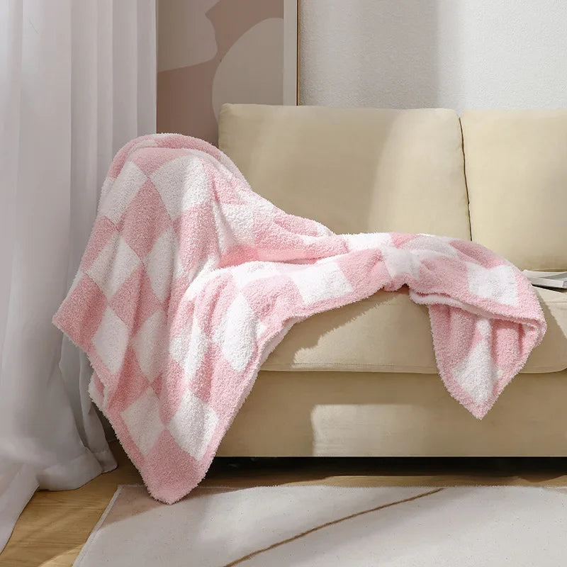 Decorbites™ Strick-Karo-Decke