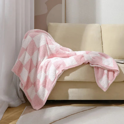 Decorbites™ Strick-Karo-Decke