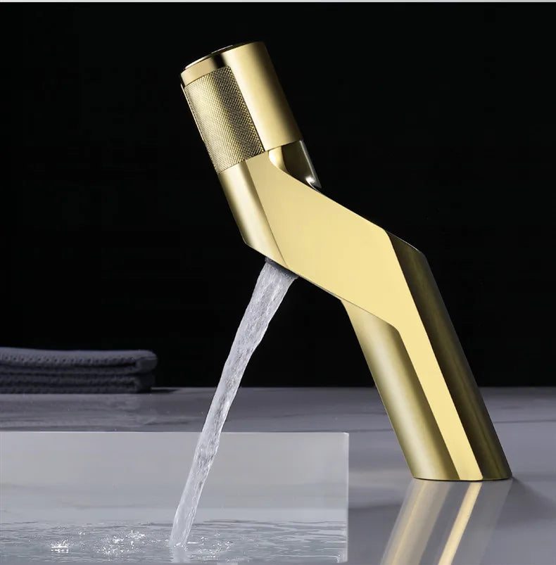 Brass Push-Button Basin Faucet