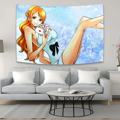 DecorBites™ Anime One Piece Character Canvas Tapestry for Bohemian Wall Decor