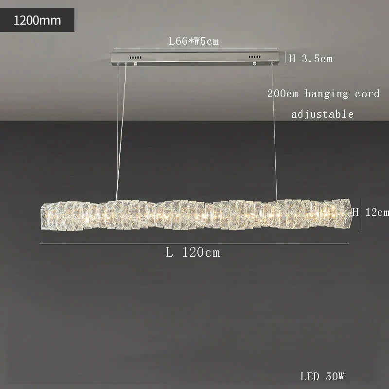 Decorbites™ Glasleuchter LED-Deckenleuchte modern für Wohnzimmer Hotel Speisesaal