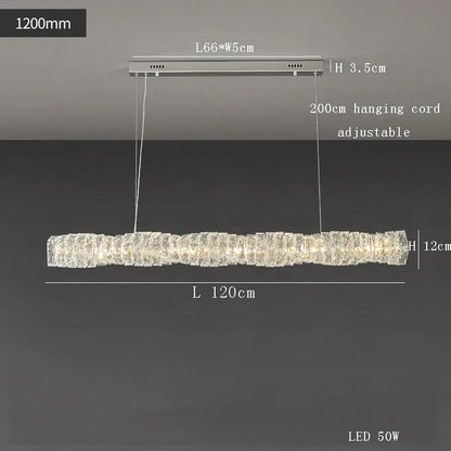 Decorbites™ Glasleuchter LED-Deckenleuchte modern für Wohnzimmer Hotel Speisesaal