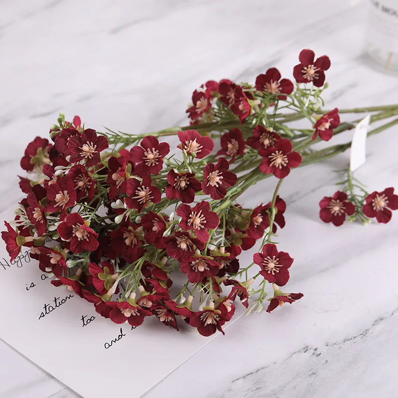 DecorBites™ Imitation Flower Artificial Flowers Home Decoration Wedding Bouquet