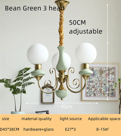 DecorBites™ Cream Style LED Chandelier for Bedroom, Living Room, Dining Room