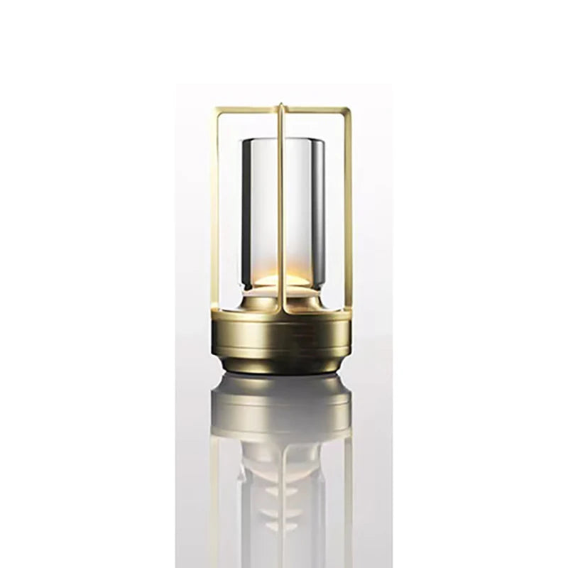 LED kristall tisch lampe Kunststoff Wiederaufladbare touch nacht lampe Schlafzimmer Nachttisch lampe Restaurant dekorative lampe 