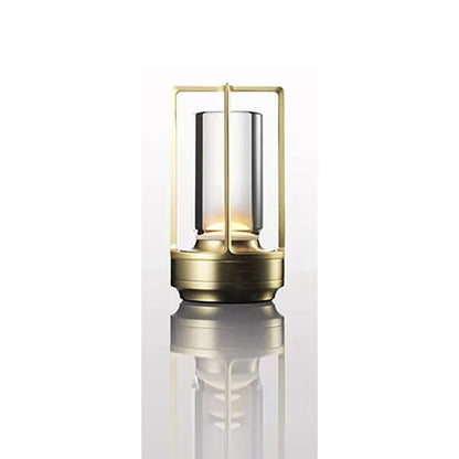 LED kristall tisch lampe Kunststoff Wiederaufladbare touch nacht lampe Schlafzimmer Nachttisch lampe Restaurant dekorative lampe 