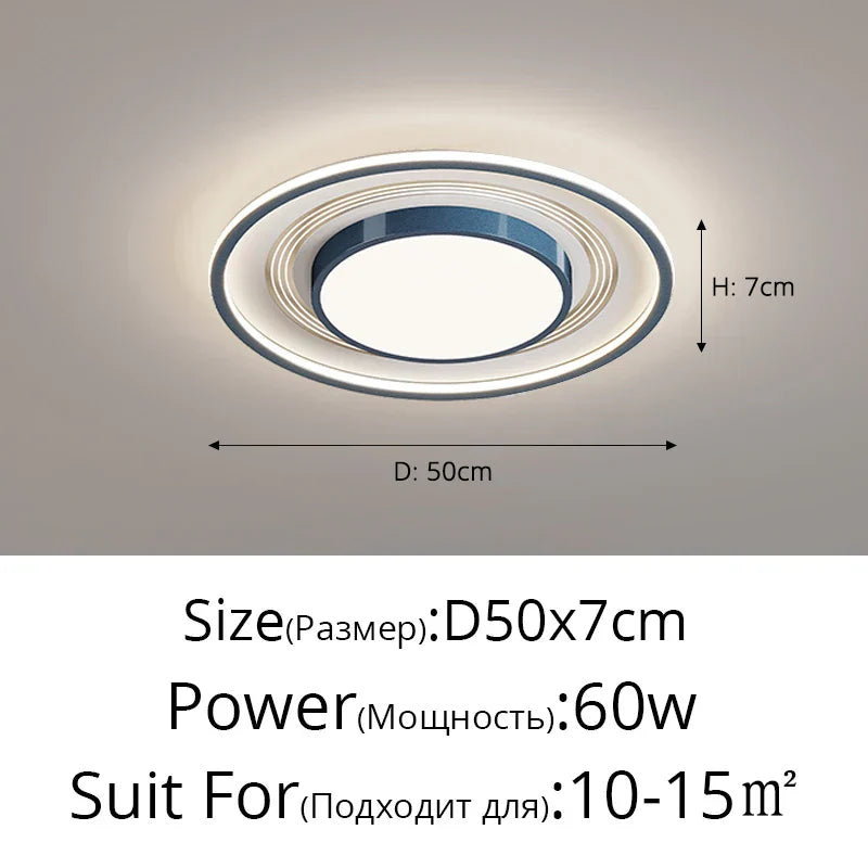 Decorbites™ LED-Deckenleuchte mit Fernbedienung für Dimmen für modernes nordisches Heimdekoration