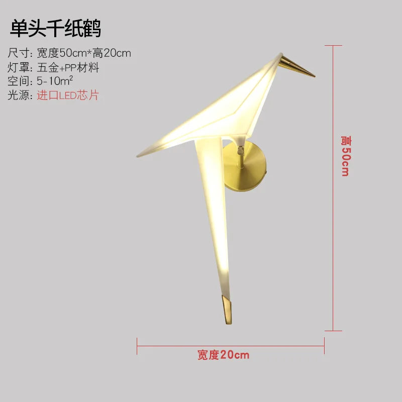 Decorbites™ Little Bird LED Wandlampe: Moderner nordischer Stil für Schlafzimmer und Wohnzimmer