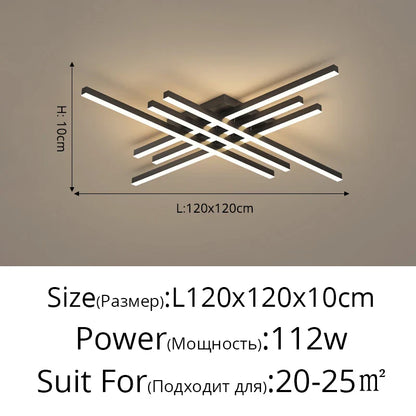Decorbites™ Gold Schwarz Acryl LED Kronleuchter: Elegante Innenbeleuchtung für Schlafzimmer, Esszimmer, Wohnzimmer