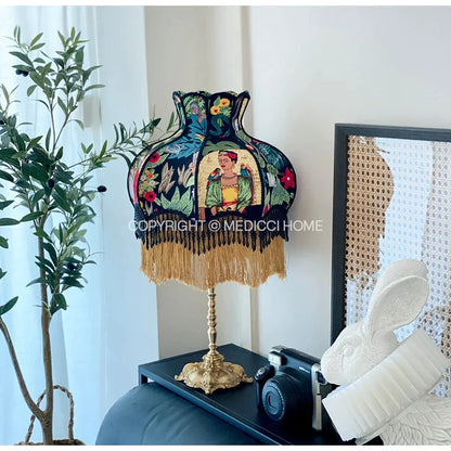 Decorbites™ Handgefertigte Vintage-Dschungellampe mit Quasten