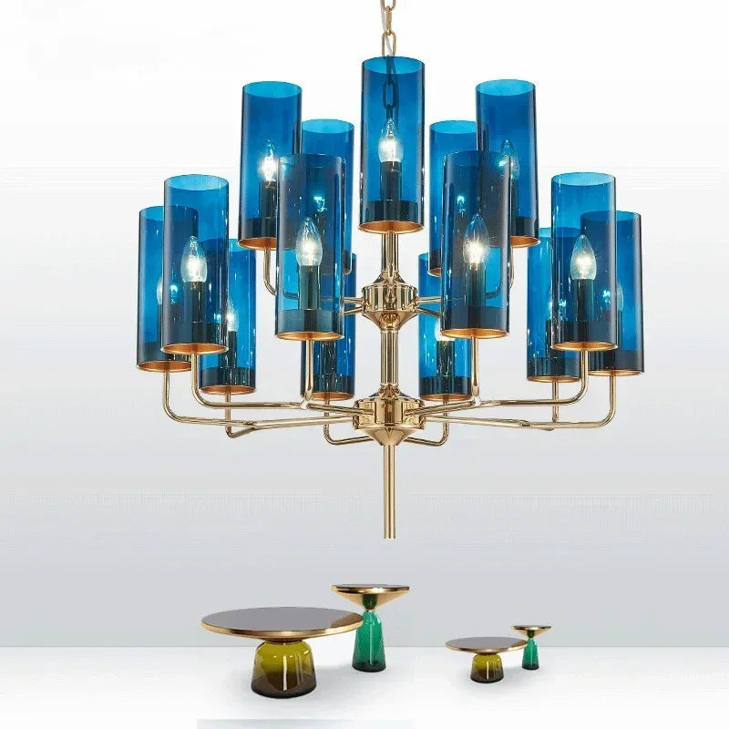 Decorbites™ Amerikanische Glaskronleuchter LED-Hängeleuchte