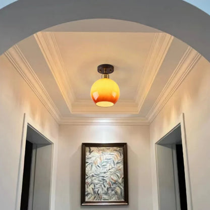 Decorbites™ LED-Deckenleuchte im japanischen Stil aus Glas für moderne Wohnzimmerbeleuchtung