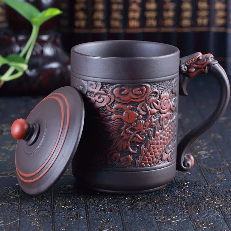 Decorbites™ Drachen-Phönix-Thermo-Kaffee-Reisemug-Geschenk